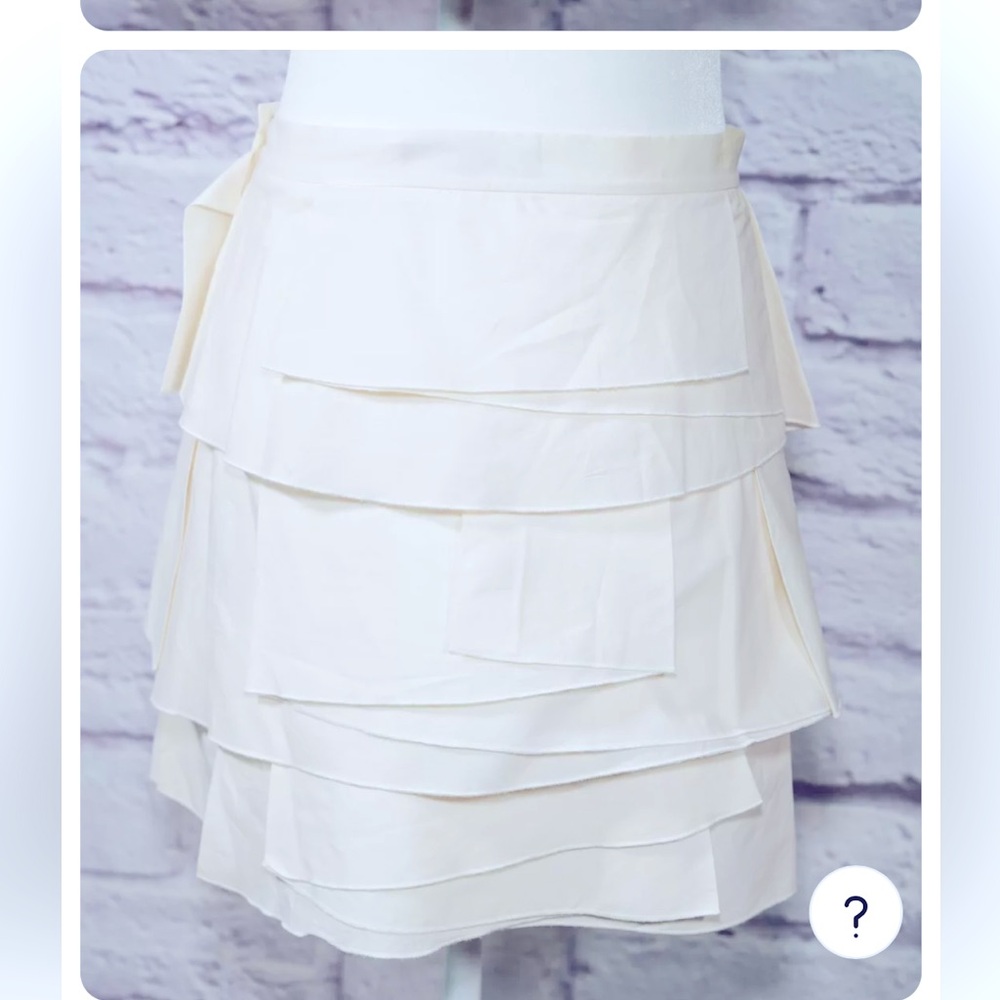 BCBG White Mini Skirt